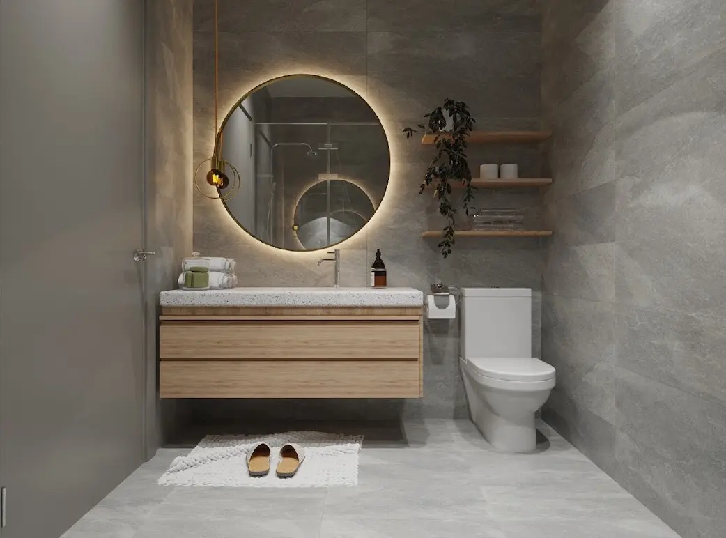 Fitted bathroom